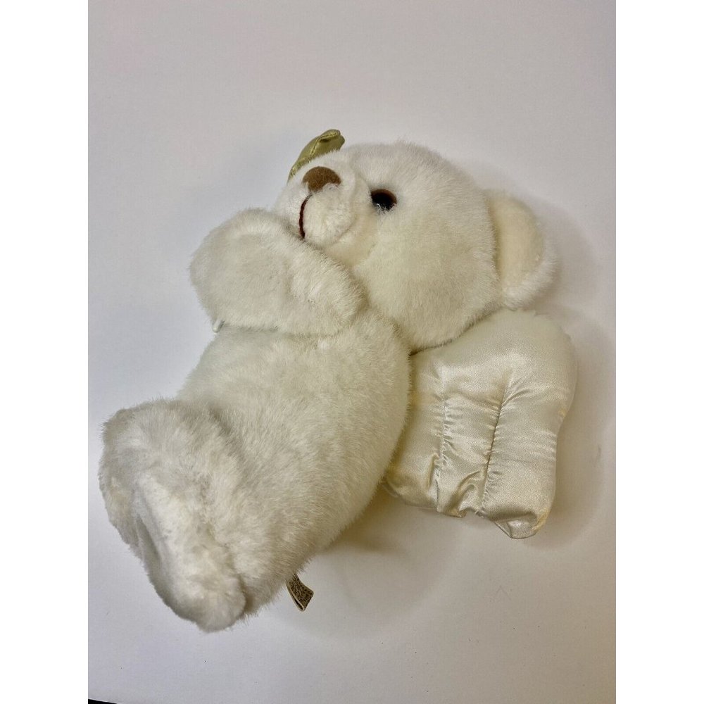 Applause Teddy Bear Angel Wings 1987 9" Plush Stuffed Animal Holiday - Picture 11 of 12